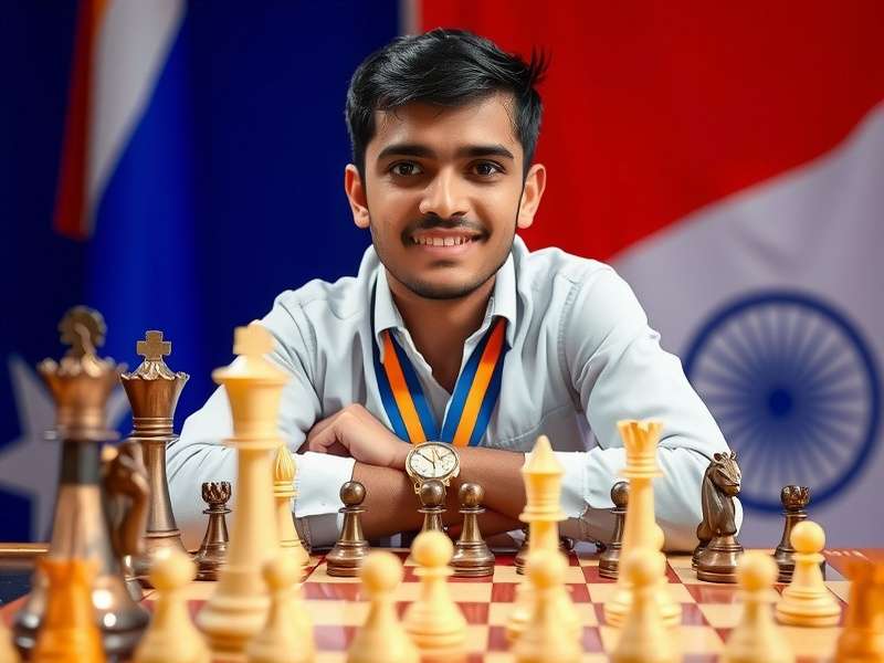 Indian chess trophies and medals