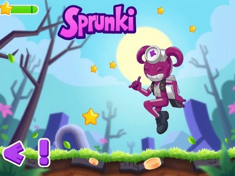 Sprunki Kick The Buddy Purple gameplay screenshot showing vibrant purple theme and weapons