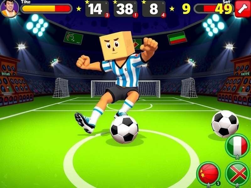 Kick The Buddy 2013 gameplay scene showing weapons and interactive elements