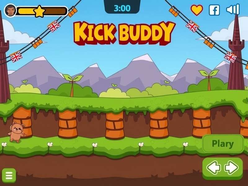 Kick the Buddy gameplay showing various weapons and interactions