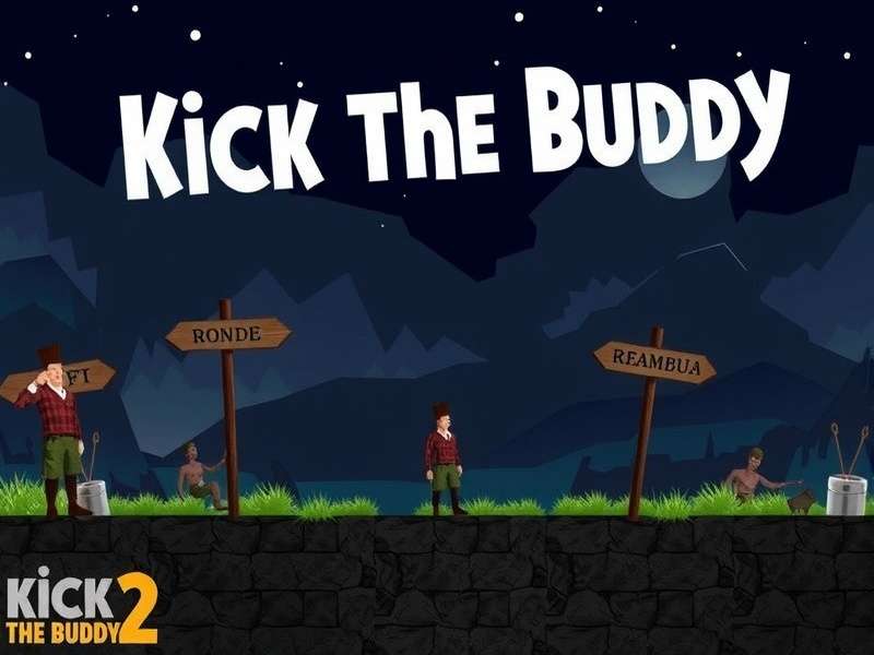 Kick The Buddy 2 Gameplay Screenshot showing various weapons and effects