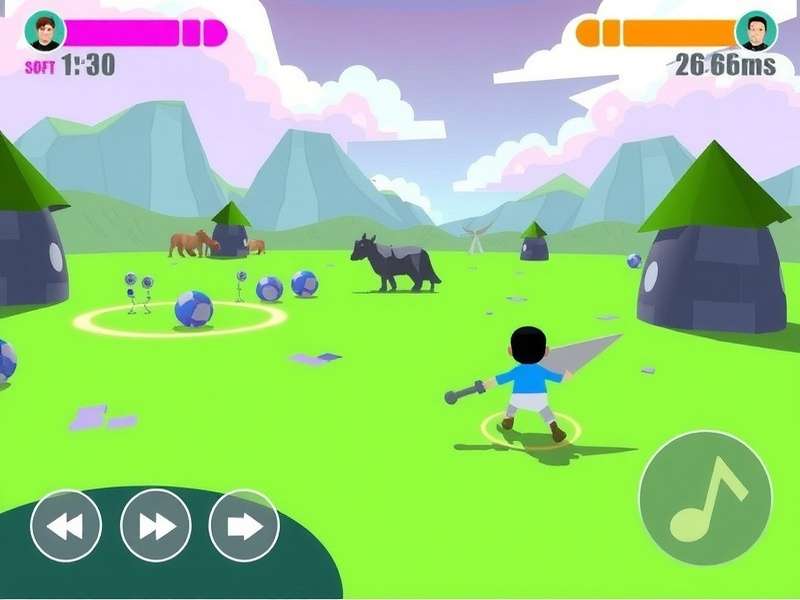 Kick The Buddy game interface showing various weapons and sound effect settings