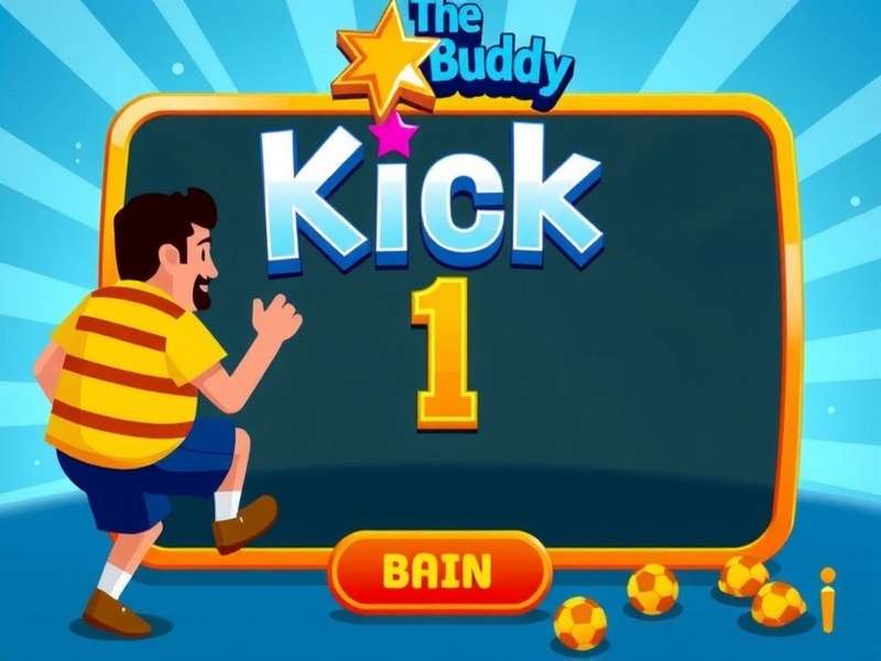 Kick the Buddy gameplay screenshot showing various weapons and effects