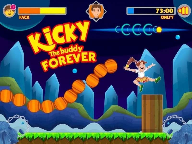 Screenshot of Kick The Buddy Forever gameplay showing various weapons and Buddy ragdoll