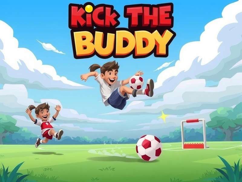 Kick The Buddy 2017 gameplay screenshot showing various weapons and the buddy character