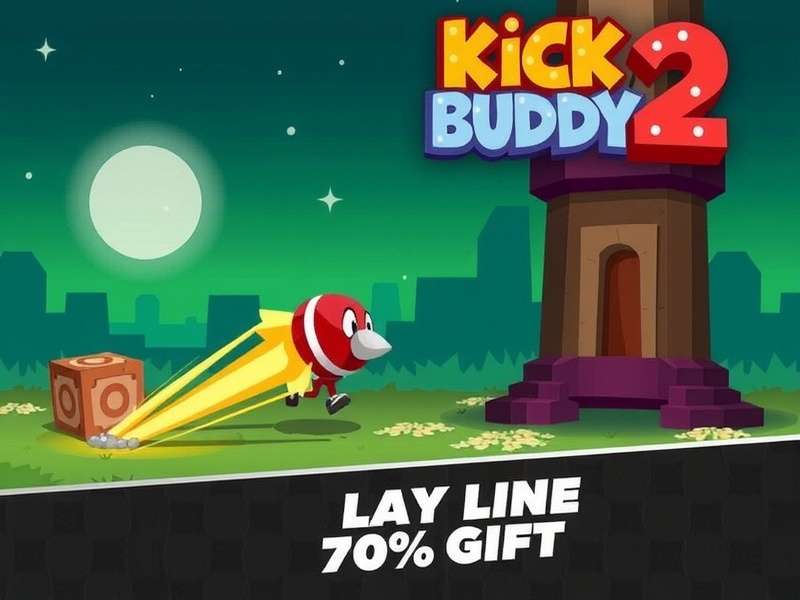 Kick The Buddy 2 Gameplay Screenshot showing various weapons and Buddy character