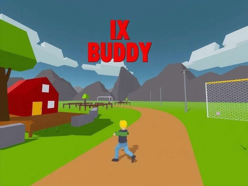 Kick The Buddy Steam Gameplay Screenshot showing weapons and environment