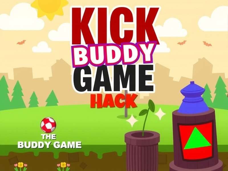 Kick The Buddy Gameplay Screenshot Showing Weapons and Hacks