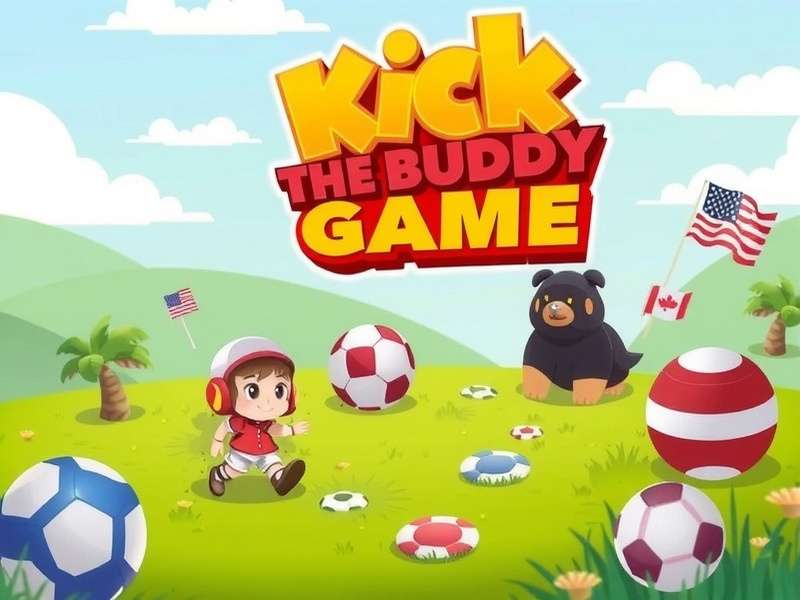 Kick The Buddy gameplay showing weapons and Buddy character