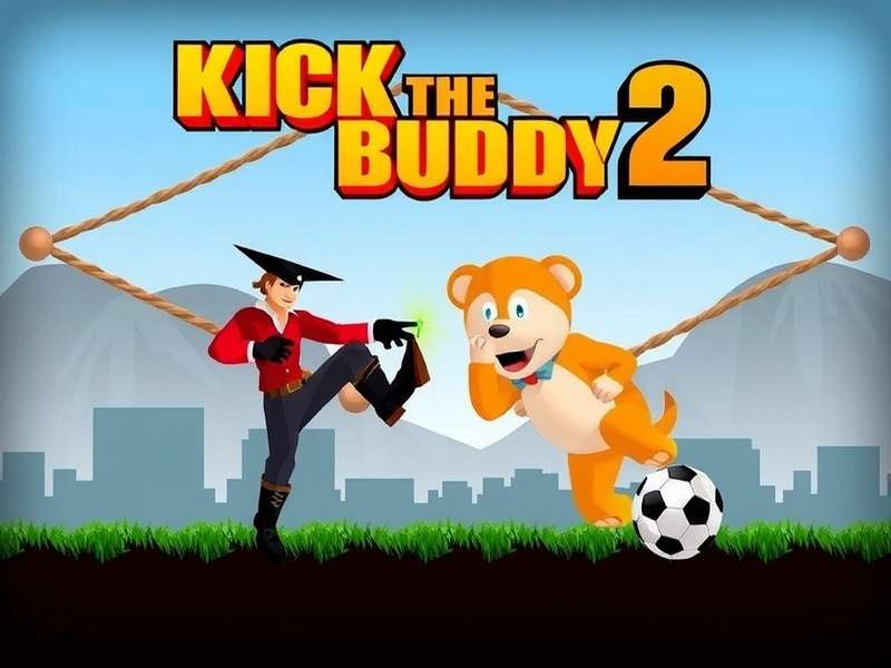 Kick The Buddy 2 Gameplay on PC showing various weapons and interactions