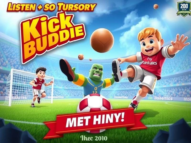 Kick The Buddy Online gameplay screen showcasing various weapons and the buddy character