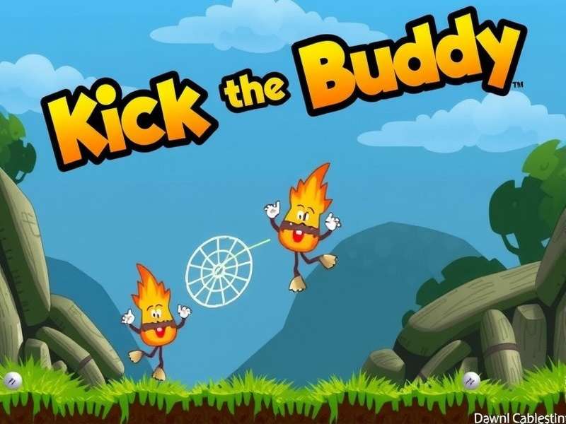 Kick The Buddy weapons arsenal showing various tools and explosives