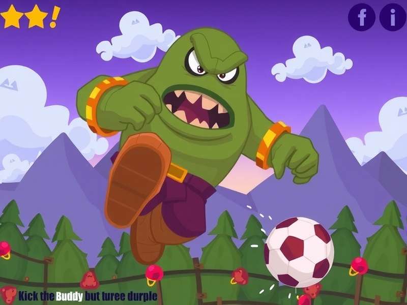 Kick The Buddy But Durple - Desi edition gameplay screenshot with Durple character and Indian-themed background