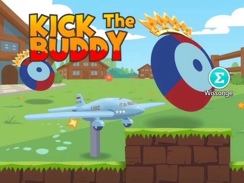 Kick The Buddy Original Version – game title art with Indian vibe