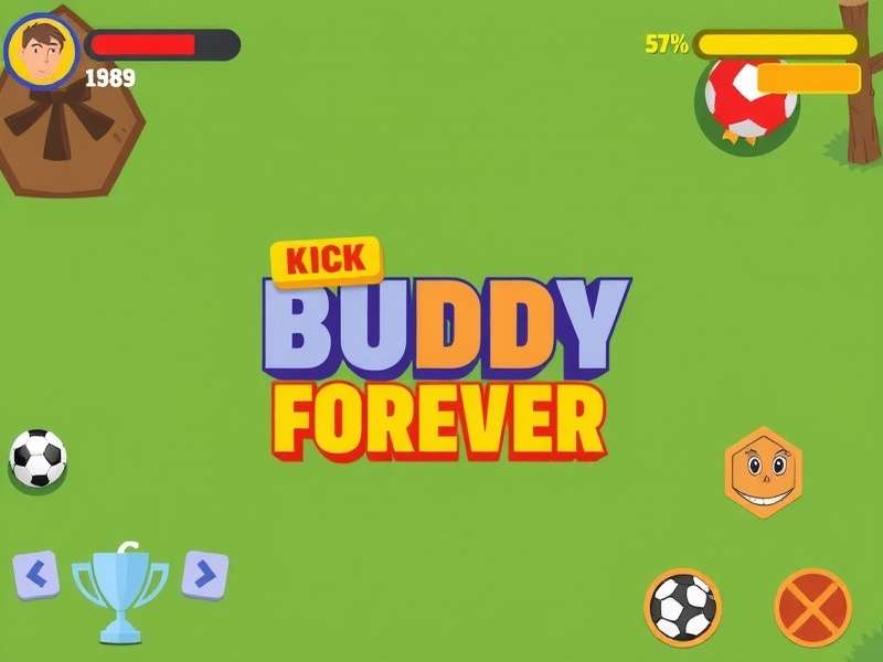 Kick The Buddy Forever Mod gameplay screenshot showing unlimited weapons and god mode destruction