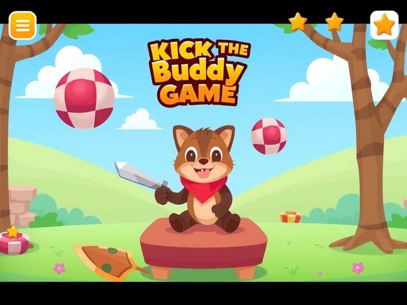 Kick The Buddy Game 3D – vibrant 3D arena with weapons and buddy character