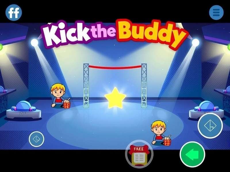 Kick The Buddy Online Game Free — explosive action gameplay screenshot