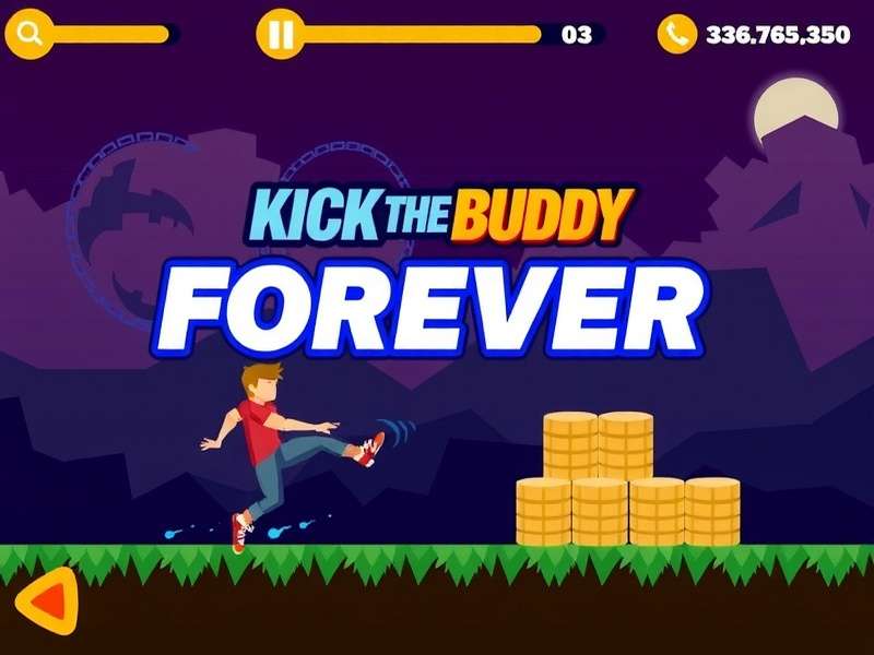 Kick The Buddy Forever gameplay showcase featuring the ragdoll buddy and various weapons